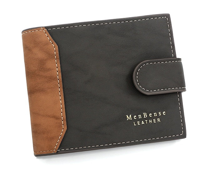 MENBENSE™ - Portefeuille classique en cuir PU