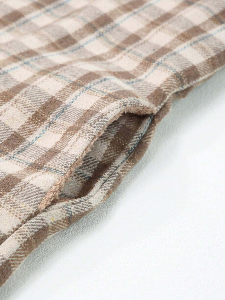 Vella™ | Cozy Wool-Blend Plaid Jacket