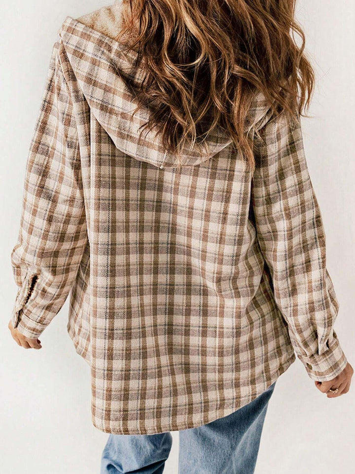 Vella™ | Cozy Wool-Blend Plaid Jacket