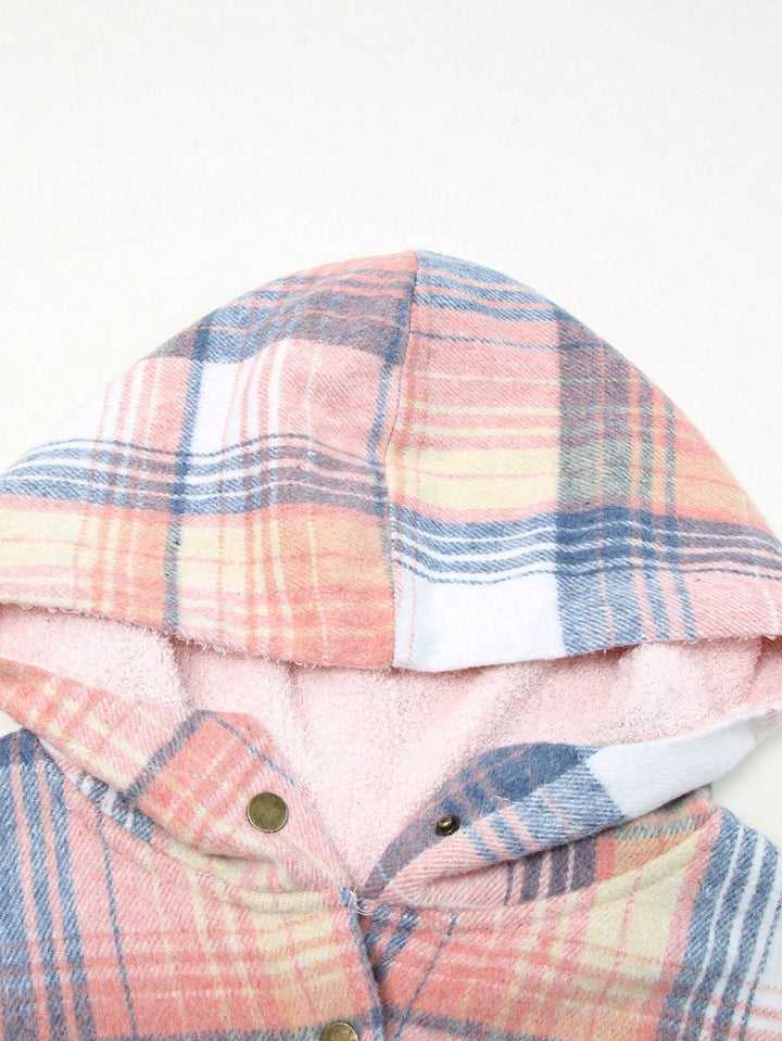 Vella™ | Cozy Wool-Blend Plaid Jacket