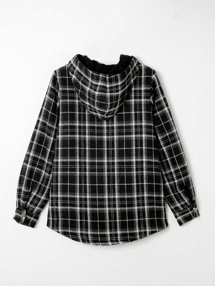 Vella™ | Cozy Wool-Blend Plaid Jacket