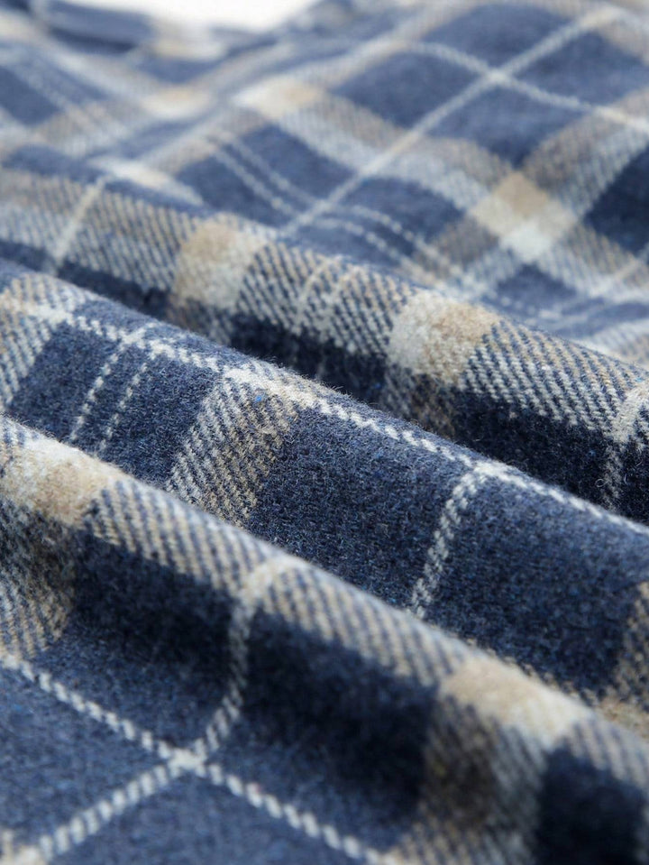 Vella™ | Cozy Wool-Blend Plaid Jacket