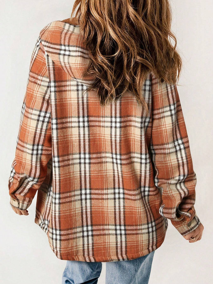 Vella™ | Cozy Wool-Blend Plaid Jacket