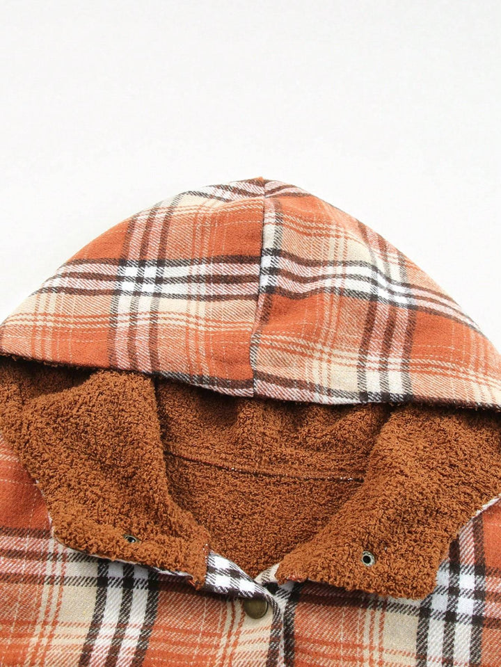 Vella™ | Cozy Wool-Blend Plaid Jacket