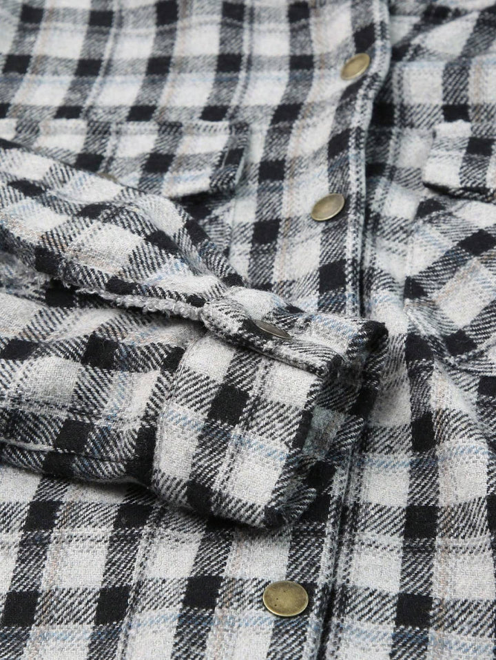 Vella™ | Cozy Wool-Blend Plaid Jacket