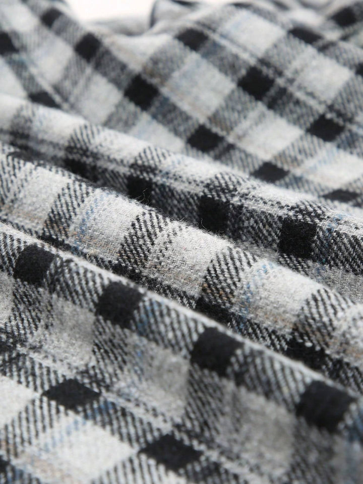 Vella™ | Cozy Wool-Blend Plaid Jacket