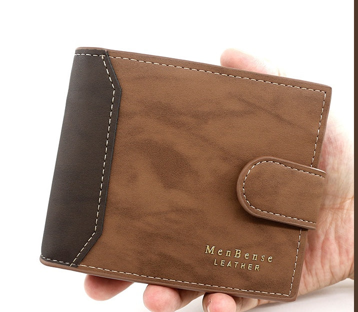 MENBENSE™ - Portefeuille classique en cuir PU