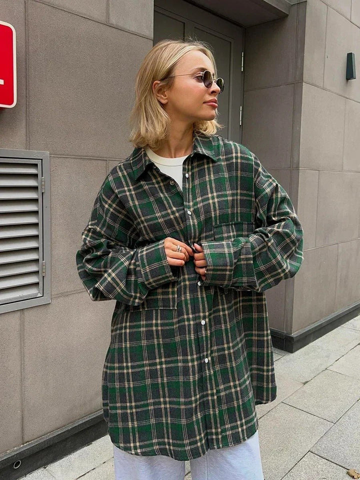 Cozy Flannel Plaid Shirt - Meliorae