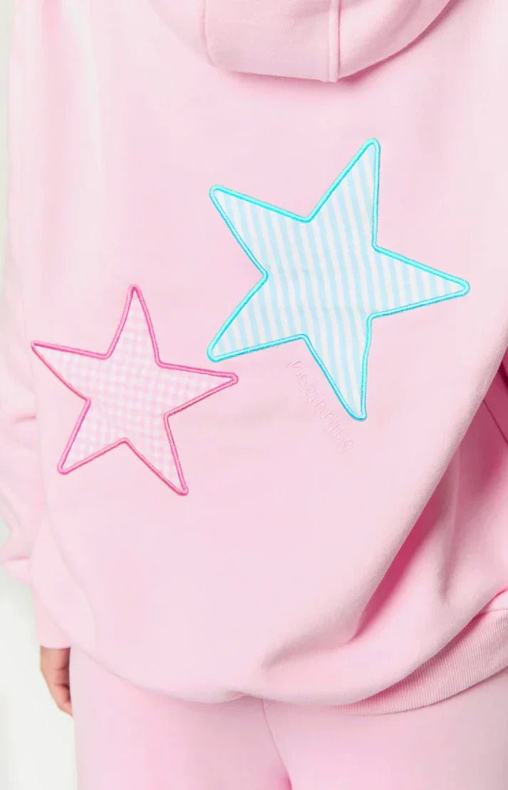 Demetra Star Patterned Hoodie - Meliorae